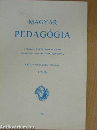 Magyar Pedagógia 1998/3.