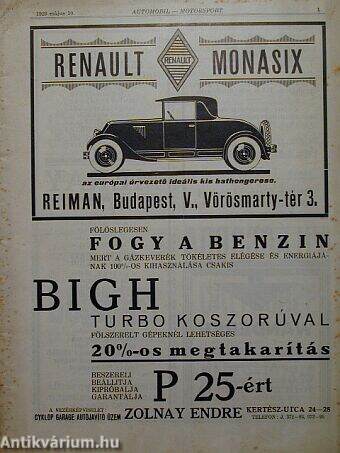 Automobil-Motorsport 1929. május 10.