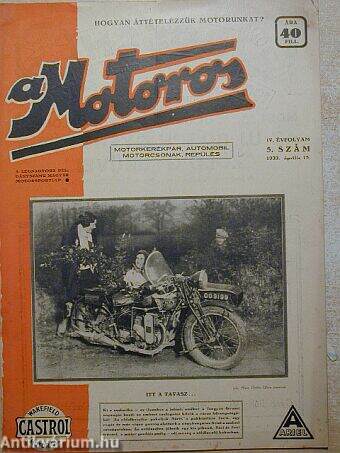 A Motoros 1932. április 15.
