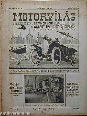 Motorvilág 1922. junius 15.