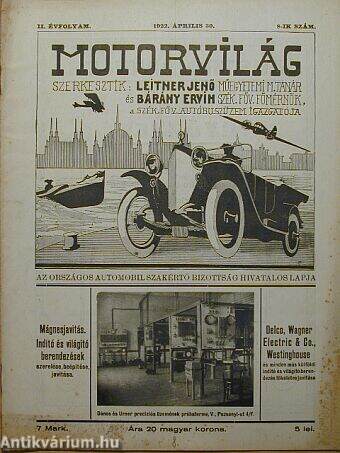 Motorvilág 1922. április 30.