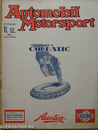 Automobil-Motorsport 1929. július 1.