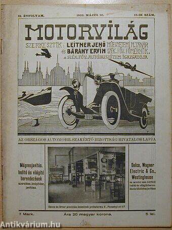 Motorvilág 1922. május 30.