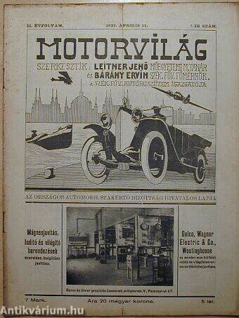 Motorvilág 1922. április 15.