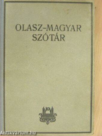 Olasz-magyar szótár