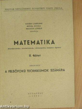 Matematika II.