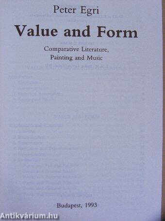 Value and Form