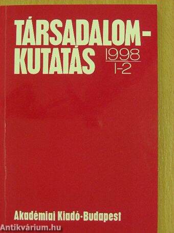 Társadalomkutatás 1998/1-2.