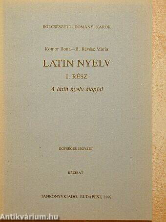 Latin nyelv