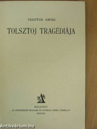 Tolsztoj tragédiája