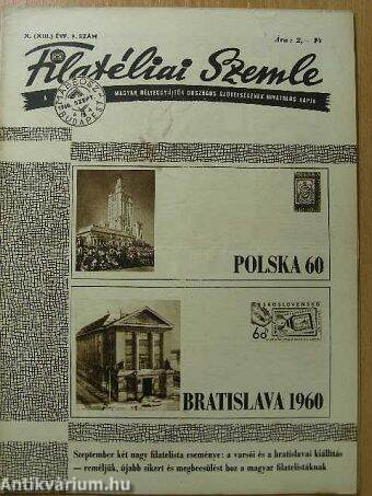 Filatéliai Szemle 1960. szeptember