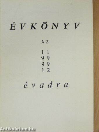 Évkönyv az 1991/92. színi évadra