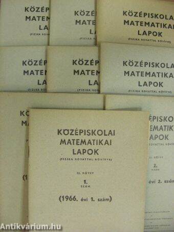 Középiskolai matematikai lapok 1966/1-10.