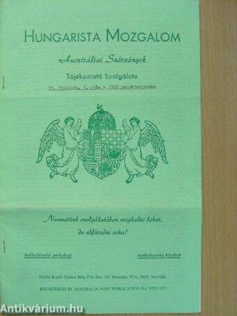 Hungarista Tájékoztató 1993. január-február