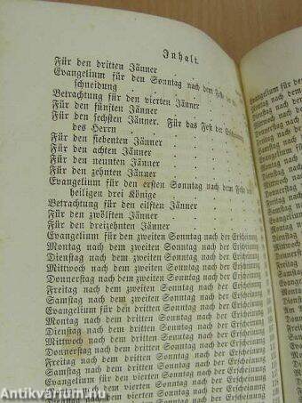 Kurze Betrachtungen für jeden Tag des Jahres nebst einem Anhange von Festbetrachtungen (gótbetűs)