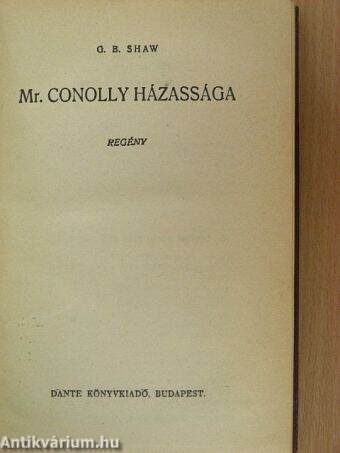 Mr. Conolly házassága