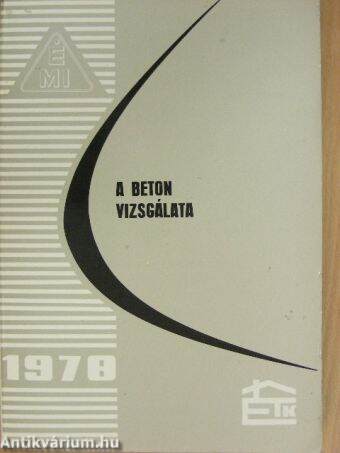 A beton vizsgálata