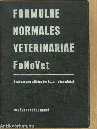 Formulae Normales Veterinariae