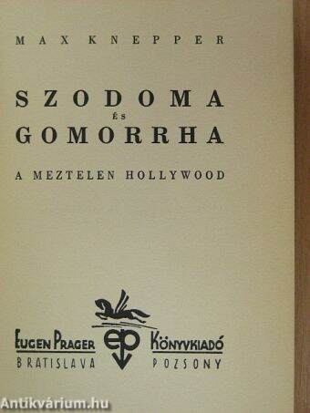 Szodoma és Gomorrha