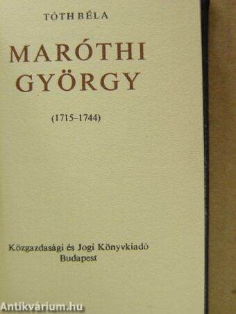 Maróthi György (minikönyv) (számozott)