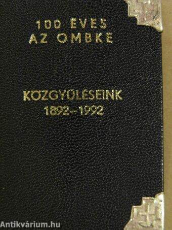 Közgyűléseink 1892-1992 (minikönyv)