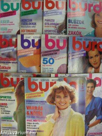 Burda 1991. (nem teljes évfolyam)