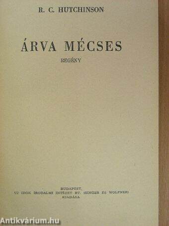 Árva mécses