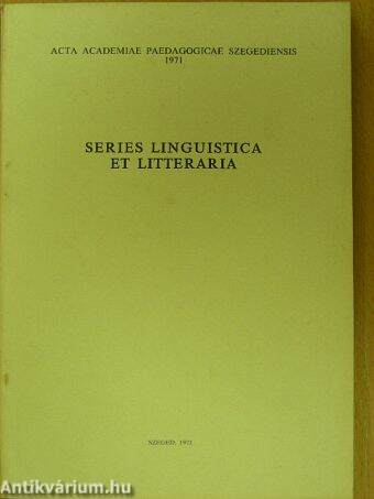 Series linguistica et litteraria