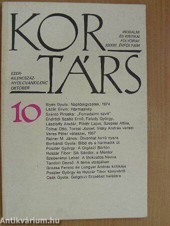 Kortárs 1989. október