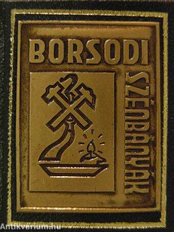 Borsodi Szénbányák (minikönyv) - Plakettel