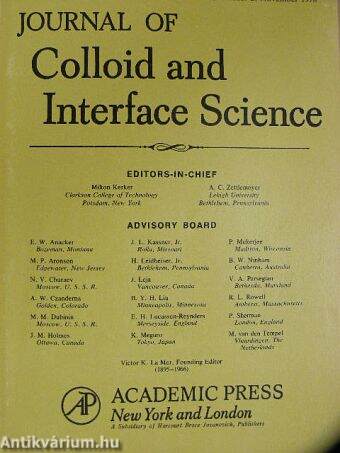 Journal of Colloid and Interface Science, November 1978