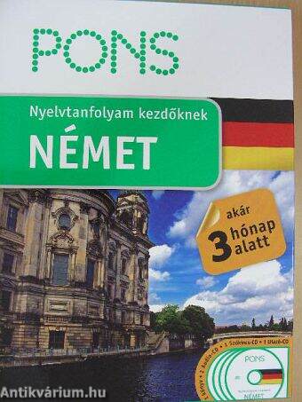 Pons Nyelvtanfolyam kezdőknek - német - 4 CD-vel