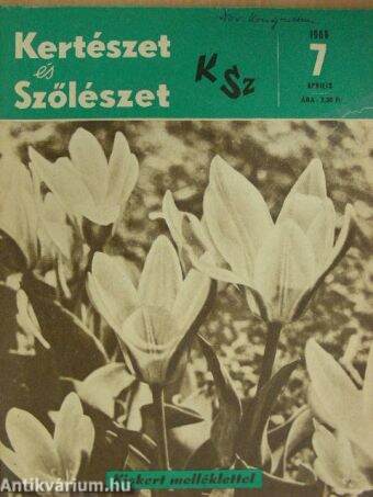 Kertészet és Szőlészet 1966. április