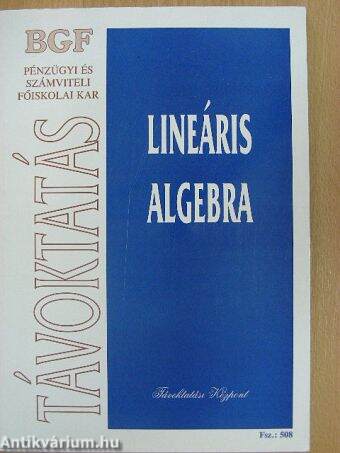 Lineáris algebra/Operációkutatás I.