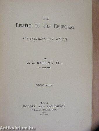 The Epistle to the Ephesians