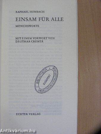 Einsam für Alle