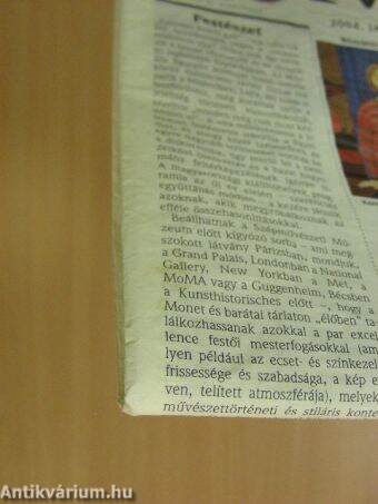 Műértő 2004. január-október (nem teljes évfolyam)