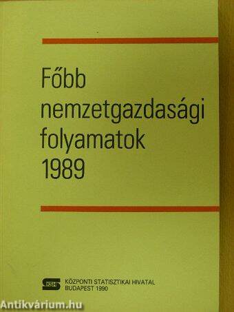 Főbb nemzetgazdasági folyamatok 1989