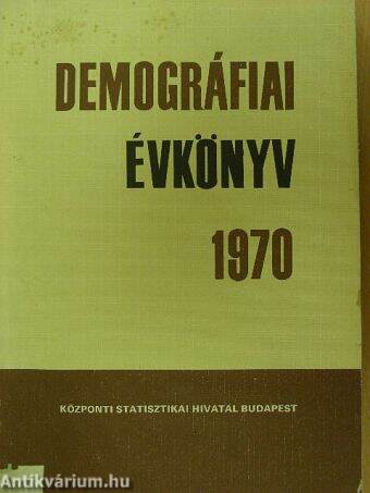 Demográfiai évkönyv 1970