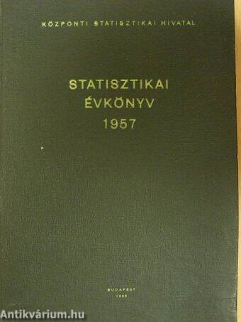 Statisztikai évkönyv 1957