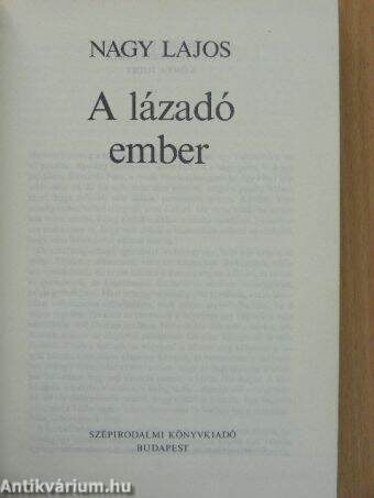 A lázadó ember