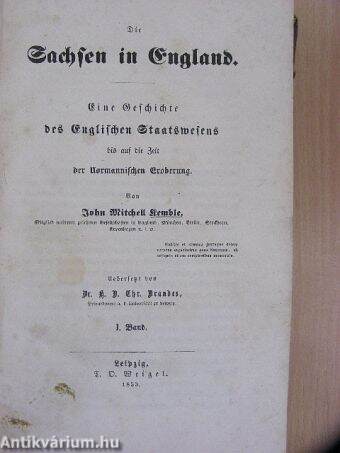 Die Sachsen in England I-II. (gótbetűs)