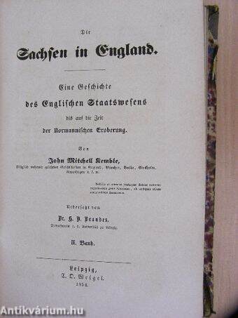 Die Sachsen in England I-II. (gótbetűs)