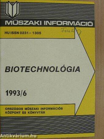 Biotechnológia 1993/6.