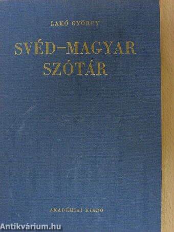 Svéd-magyar szótár