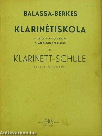 Klarinétiskola I.