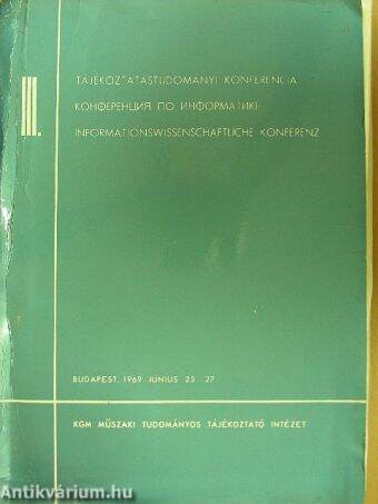 III. Tájékoztatástudományi Konferencia