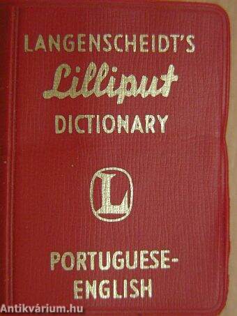 Langenscheidt's Lilliput Dictionary Portuguese-English (minikönyv)