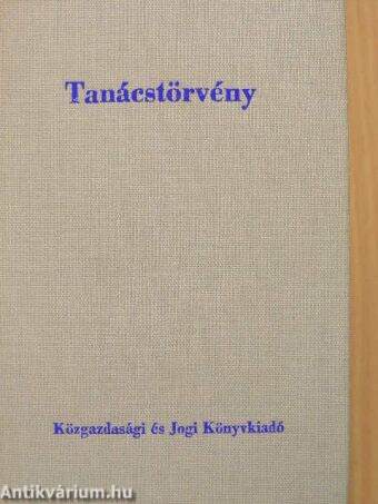 Tanácstörvény