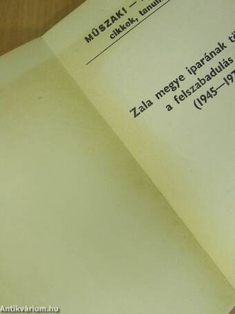 Műszaki-közgazdasági cikkek, tanulmányok '80